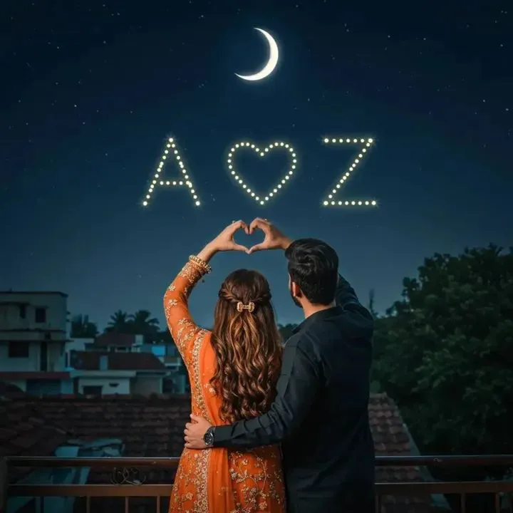 عکس پروفایل دوتایی با حروف انگلیسی