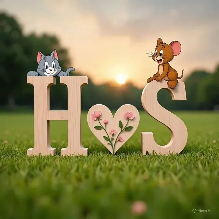 عکس پروفایل دو حرف اول اسم با طراحی مینیمال