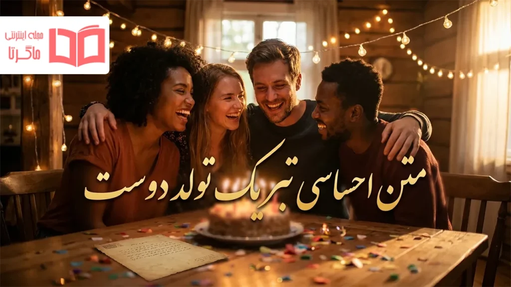 متن احساسی تبریک تولد دوست