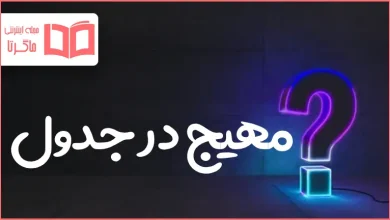 مهیج در جدول