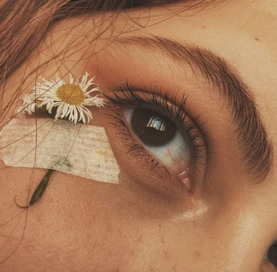 عکس پروفایل چشم و ابرو با مژه بلند