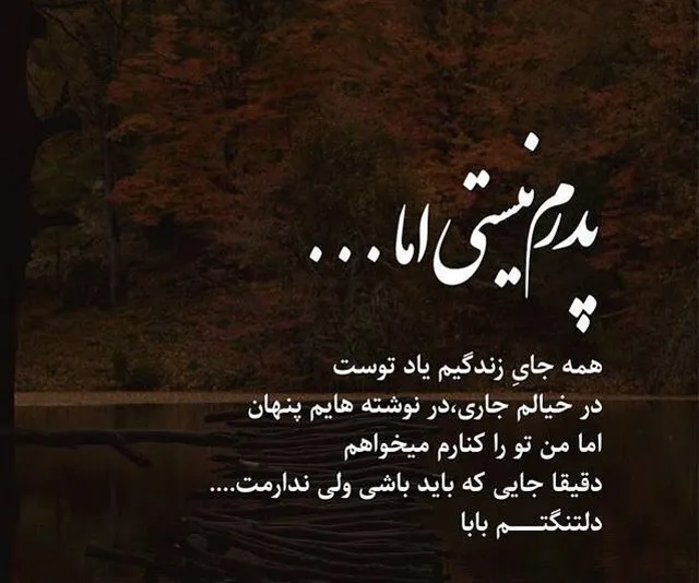 عکس پروفایل پدر فوت شده