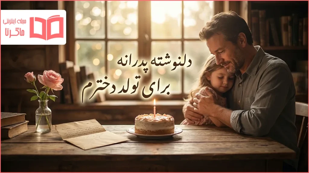 دلنوشته پدرانه برای تولد دخترم