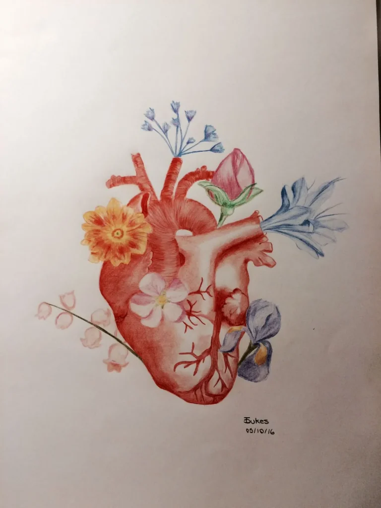 عکس پروفایل گل و قلب
