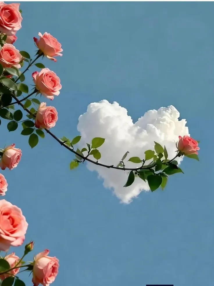 عکس پروفایل قلب و گل دخترانه