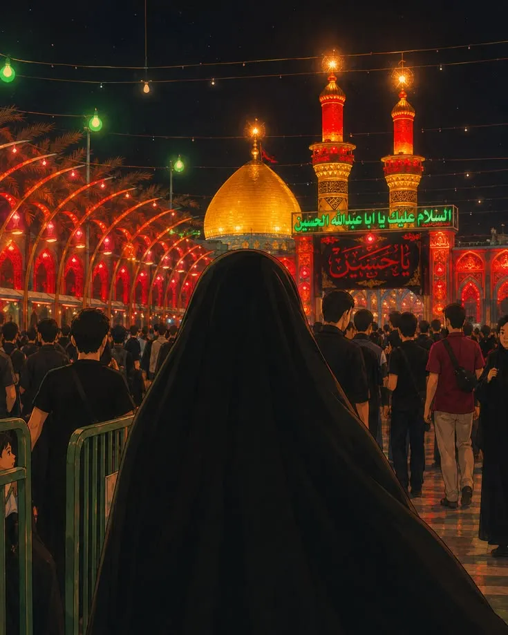 عکس گنبد طلایی امام حسین