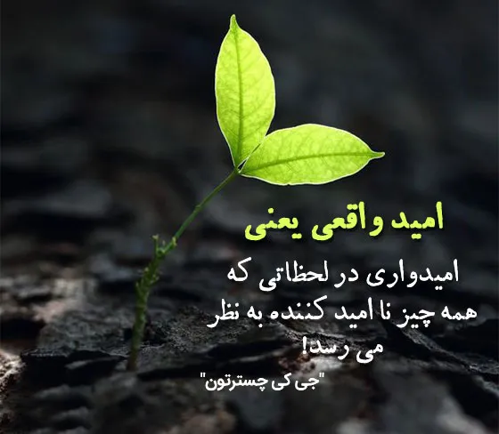 جملات امیدبخش و الهامبخش