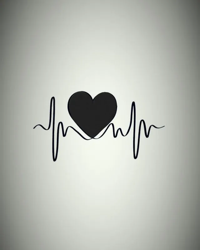 عکس پروفایل ضربان قلب غمگین