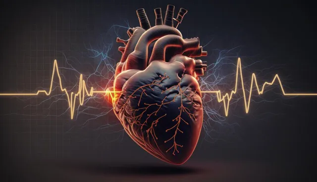 عکس پروفایل غمگین با نوار قلب سفید مشکی