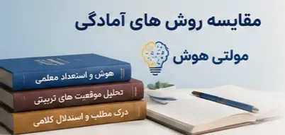 مقایسه روش های آمادگی آزمون هوش و استعداد معلمی کنکور فرهنگیان
