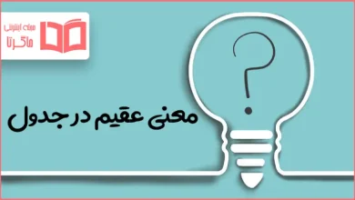 معنی عقیم در جدول