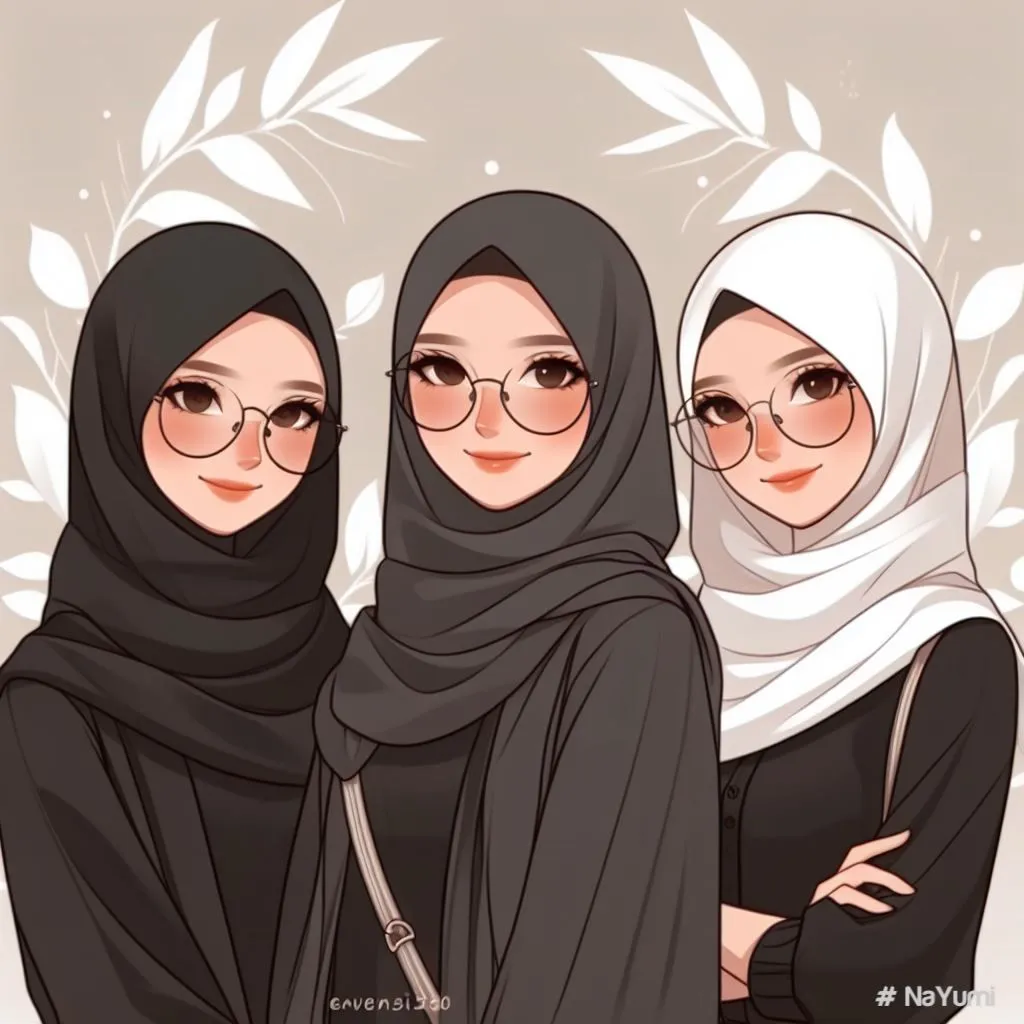 عکس پروفایل سه نفره دخترونه فانتزی