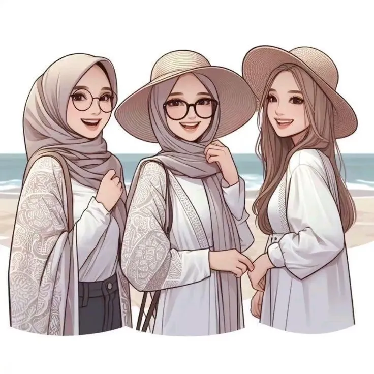 عکس فانتزی سه نفره دخترانه برای اینستا