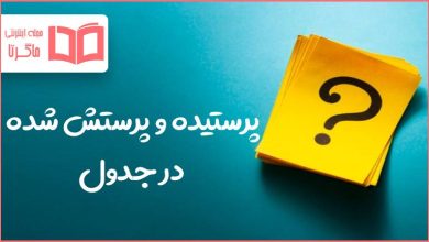 پرستیده و پرستش شده در جدول