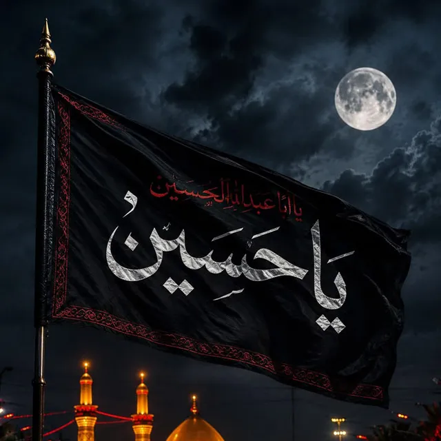 عکس پروفایل یا حسین مینیمال