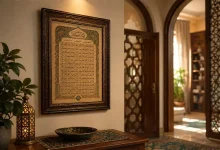 آداب نصب تابلو حرز امام جواد