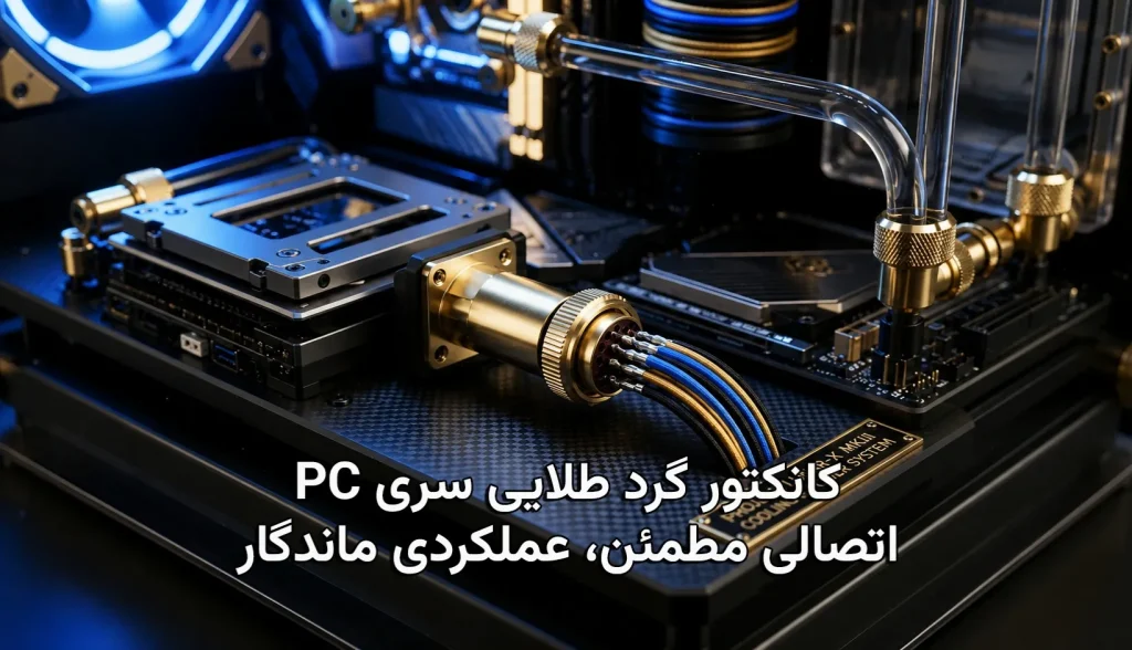 کانکتور گرد طلایی سری PC اتصالی مطمئن، عملکردی ماندگار
