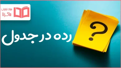 رده در جدول