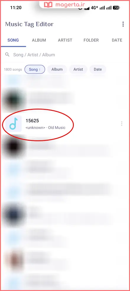 مراحل کار با Music TagEditor