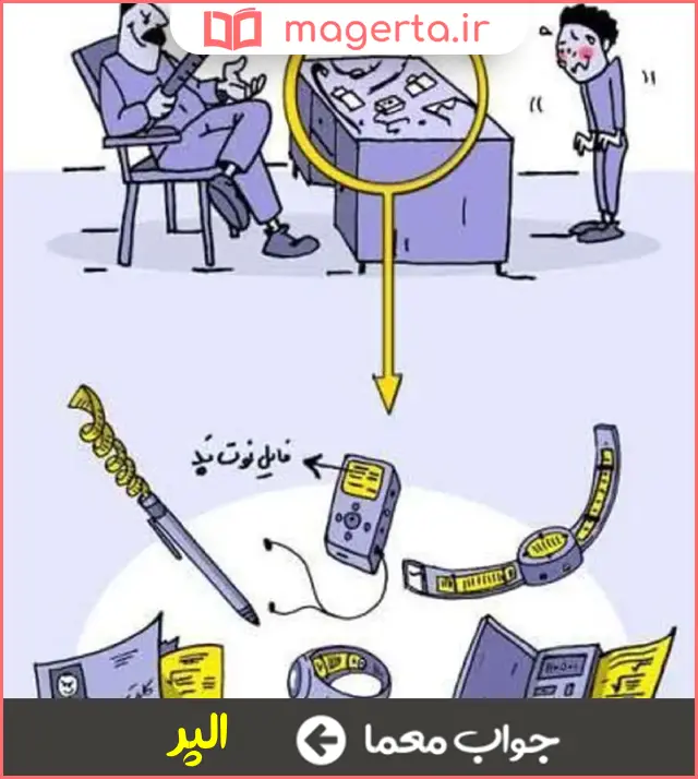 جواب معما زرنگ و متقلب در جدول