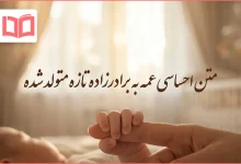 متن احساسی عمه به برادرزاده تازه متولد شده