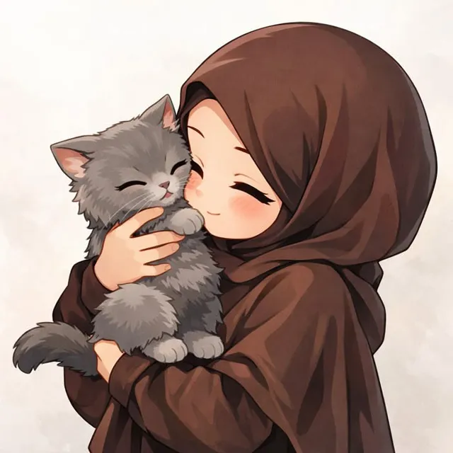 عکس پروفایل گربه و دختر خاص