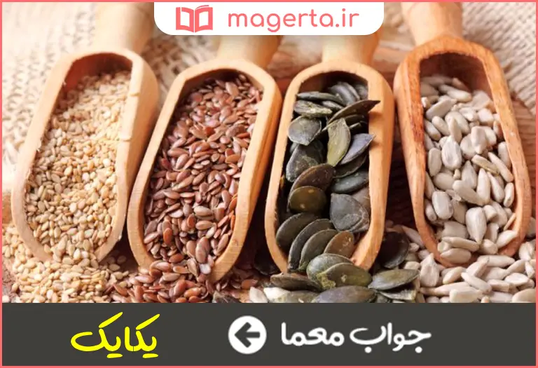 جواب معما دانه به دانه در جدول