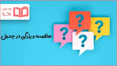 عظمت و بزرگی در جدول