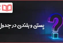 پستی و بلندی در جدول