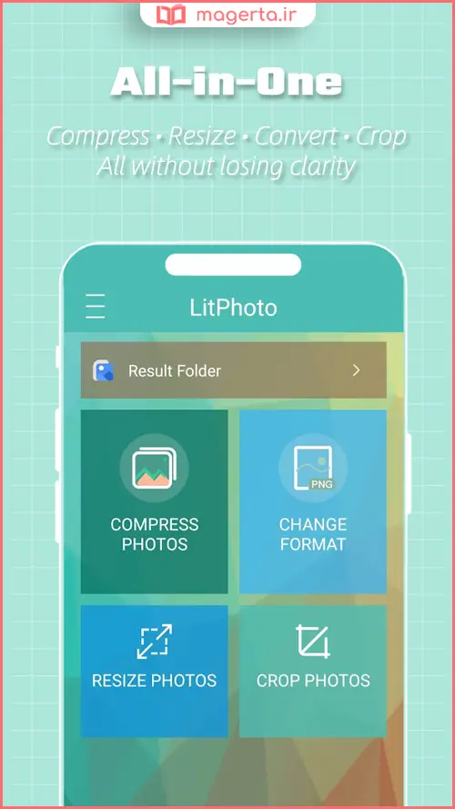 برنامه Lite Photo Compress and Resize