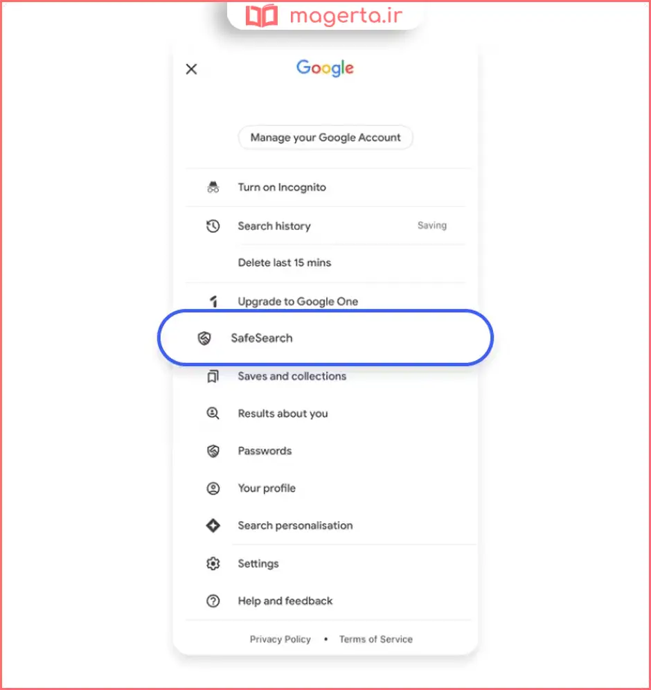 نحوه خاموش کردن SafeSearch در آیفون