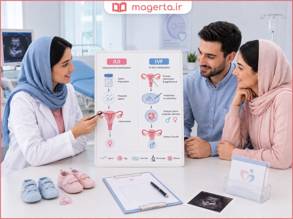 روش های علمی تعیین جنسیت با IUI و IVF