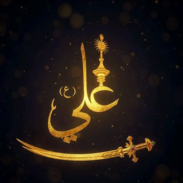 عکس نوشته حضرت علی