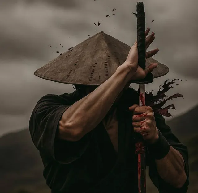 عکس پروفایل سامورایی نقاشی