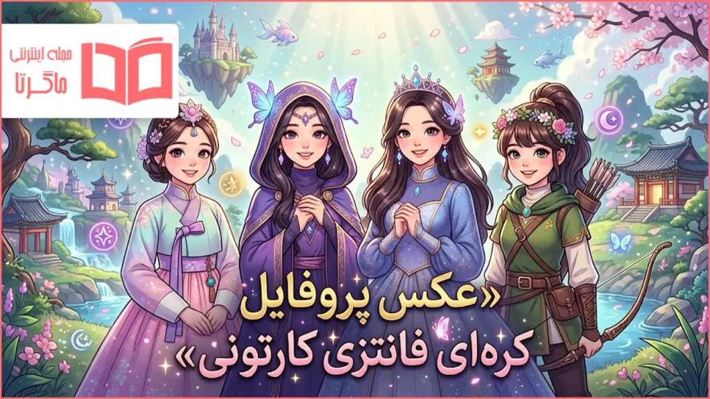عکس پروفایل کره ای فانتزی کارتونی