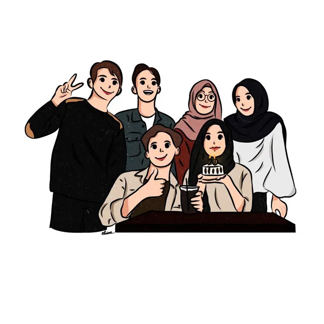 عکس پروفایل اکیپ مختلط ۵ نفره