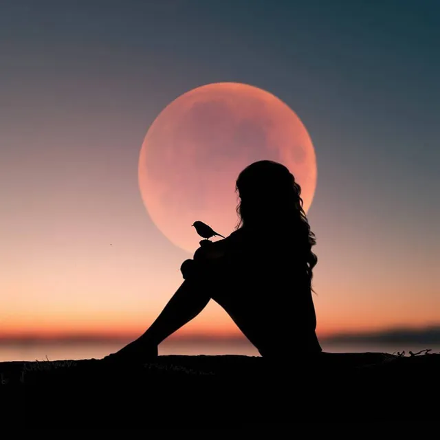 عکس پروفایل ماه زیبا