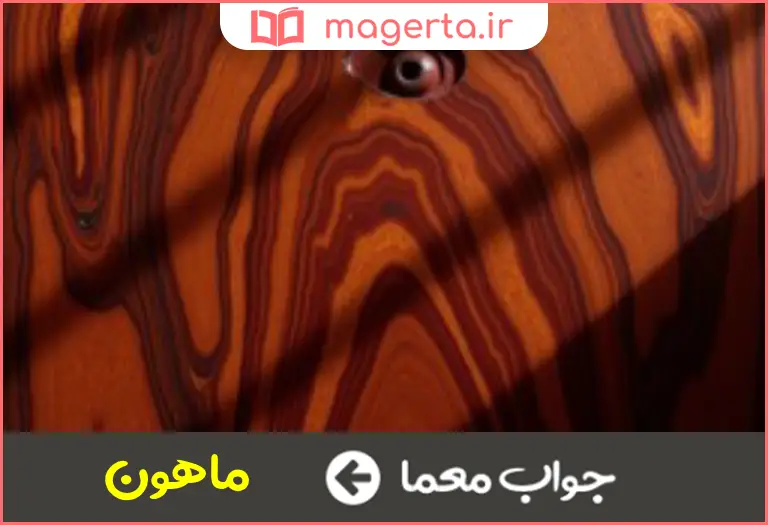 جواب معما چوب سخت قدیمی در جدول