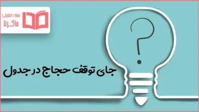 جای توقف حجاج در جدول
