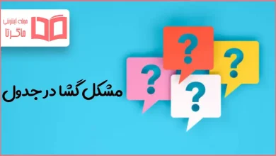 مشکل گشا در جدول