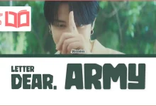 متن و ترجمه آهنگ Letter (Dear. ARMY) از Jimin