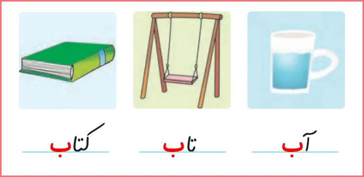 پاسخ تمرین های صفحه ۲۸ درس ۱ نگارش اول دبستان