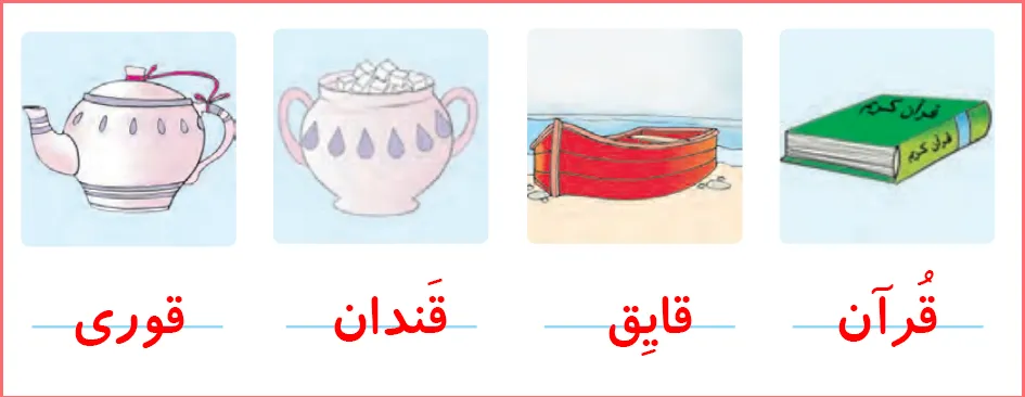 جواب تمرین های صفحه ۸۳ درس دوازدهم نگارش اول دبستان