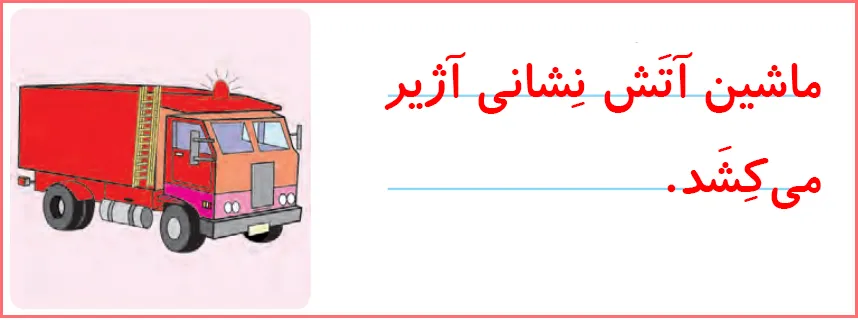 پاسخ تمرین های صفحه ۹۶ درس پانزدهم نگارش اول دبستان