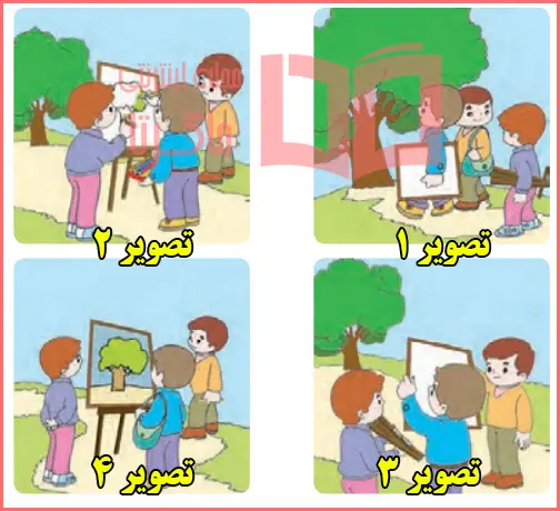 جواب ببین و بگو صفحه ۳۲ درس دوم فارسی اول دبستان