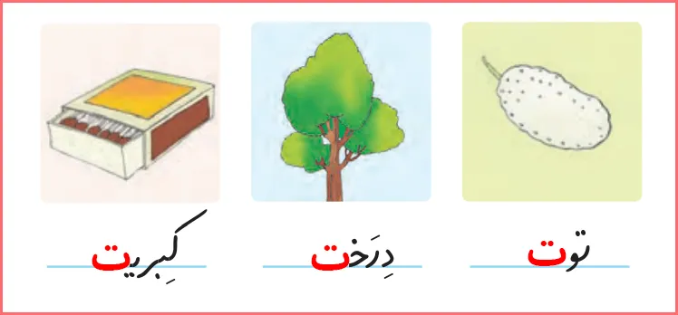 پاسخ تمرین های صفحه ۴۶ درس ۴ نگارش اول دبستان