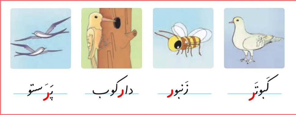 جواب تمرین های صفحه ۴۹ درس پنجم نگارش اول دبستان