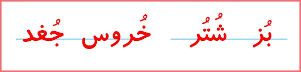 پاسخ تمرین های صفحه ۷۰ درس ۸ نگارش اول دبستان