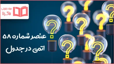 عنصر شماره ۵۸ اتمی در جدول