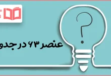 عنصر ۶۳ در جدول